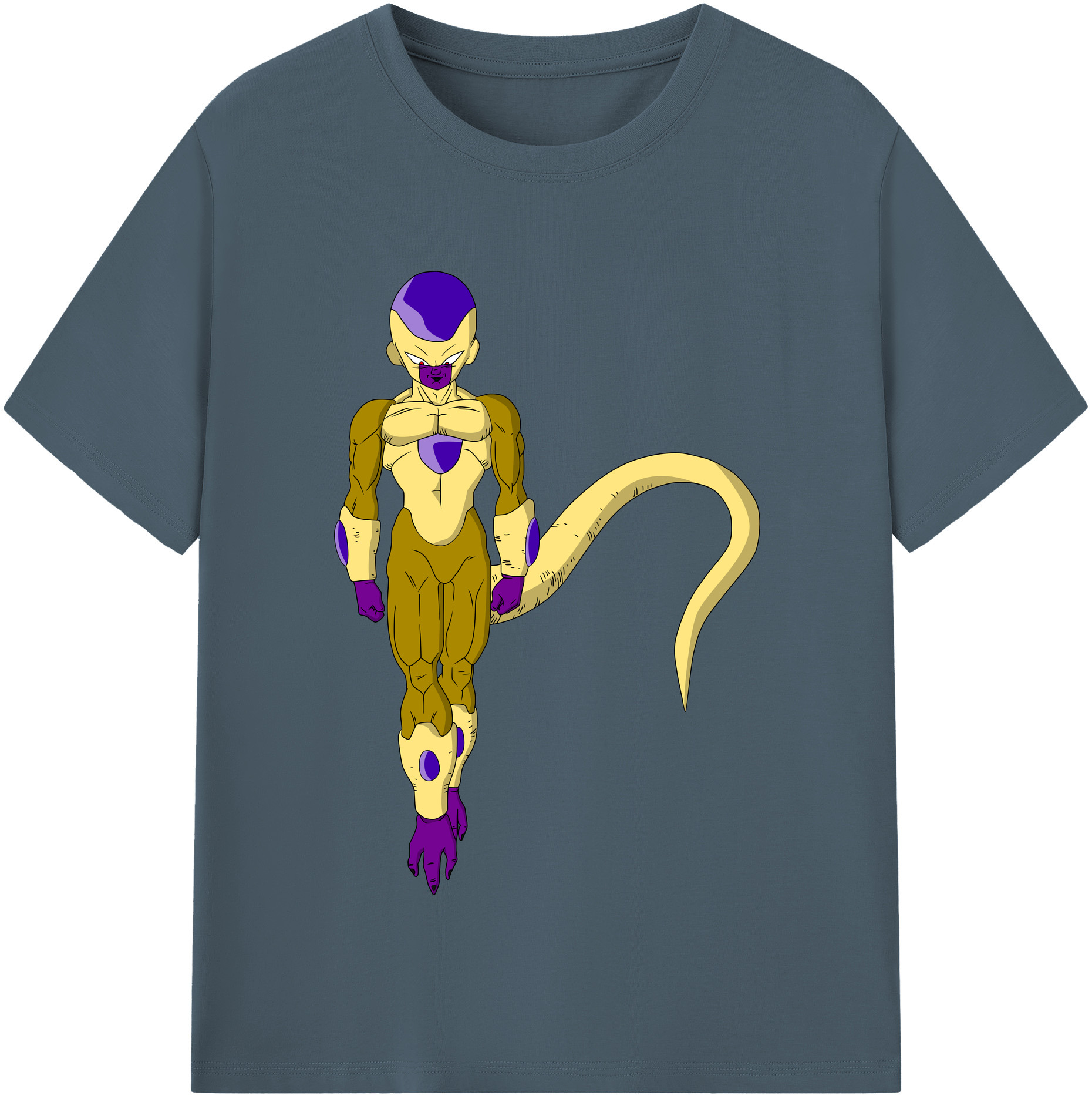（画像用） ドラゴンボール フリーザ DRAGON BALL Frieza 綿100％半袖Tシャツ（フロントプリント）